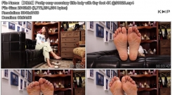 【K&M】Pretty sexy secretary little lady with tiny feet 4K