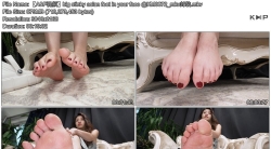 【A&F视频】big stinky asian feet in your face