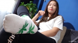 【A&F】Sexy asia sole Vietnamese model qula`s sex foot sock 4K