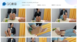 桔子摄影 模拍丝足视频 穿皮衣的美女宝妈来拍摄粉色短丝袜