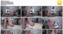 Sexy Asian girl dayue showcases her sexy 39EU big feet3 4k