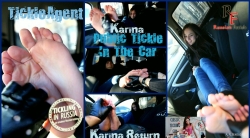 【RF】Tickle Agent - Karina Public Tickle In The car (FullHD 1080p)
